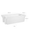 Caixa Contentora Fechada Branco 47L 80X45X25cm Caixa Contentora Fechada Branco 47L 80X45X25cm