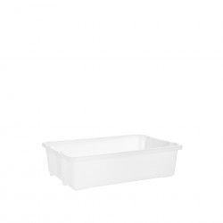 Caixa Contentora Fechada Branco 30L 58.9X39.7X15.3cm