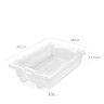 Caixa Contentora Fechada Branca 23L 60X40X13.5cm