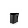 Balde Be-Smart sem Tampa com Suporte Preto 3l 18.5X18.5X15cm Balde Be-Smart sem Tampa com Suporte Preto 3l 18.5X18.5X15cm