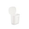 Balde Be-Smart com Tampa e Suporte Branco 3l 18.5X19.5X16cm