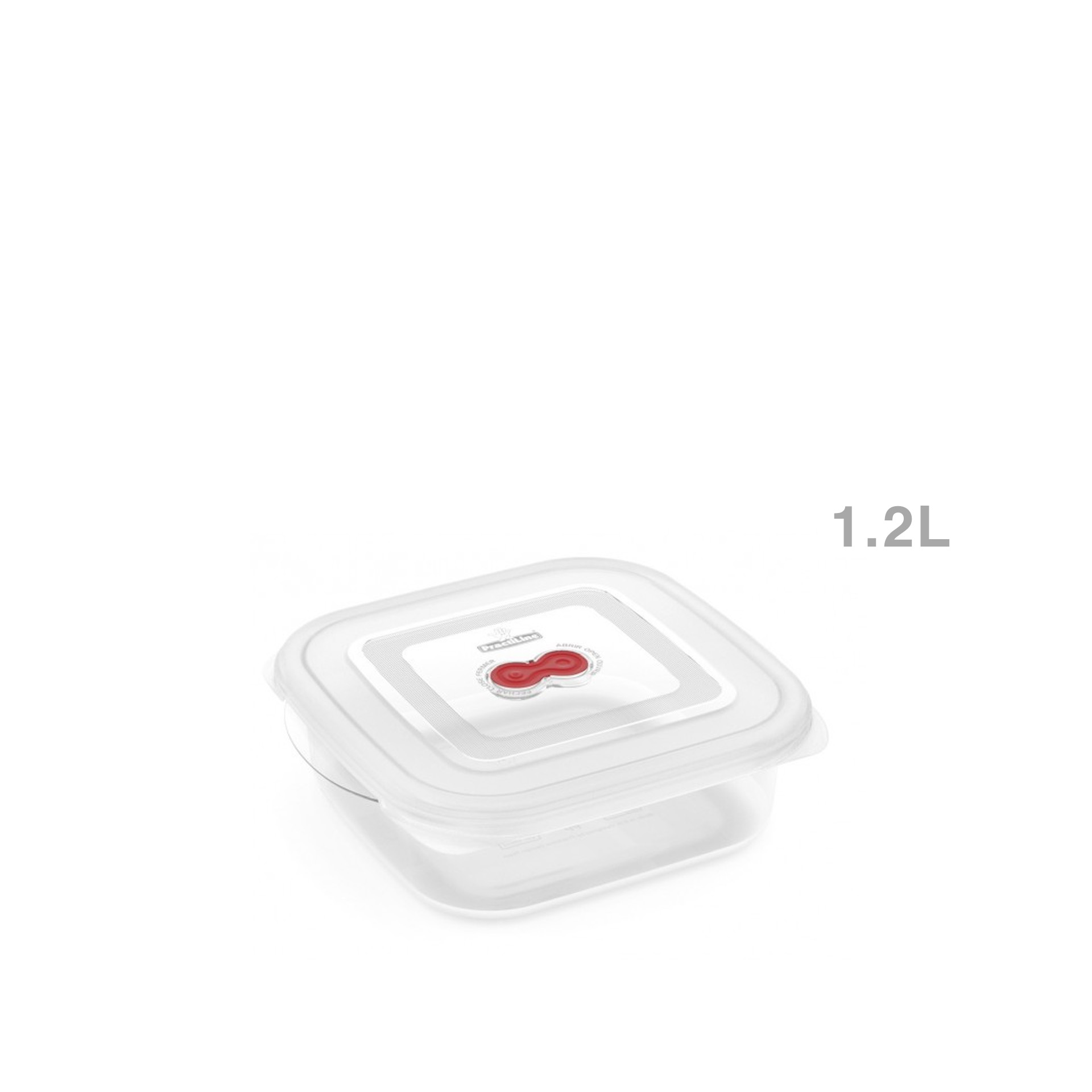 Caixa Hermética Practiline Maxifresh Retangular 1200ml 17.5X20.5X5.5cm