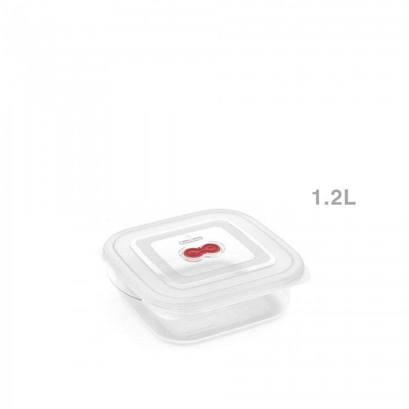 Caixa Hermética Practiline Maxifresh Retangular 1200ml 17.5X20.5X5.5cm Caixa Hermética Practiline Maxifresh Retangular 1200ml 17.5X20.5X5.5cm