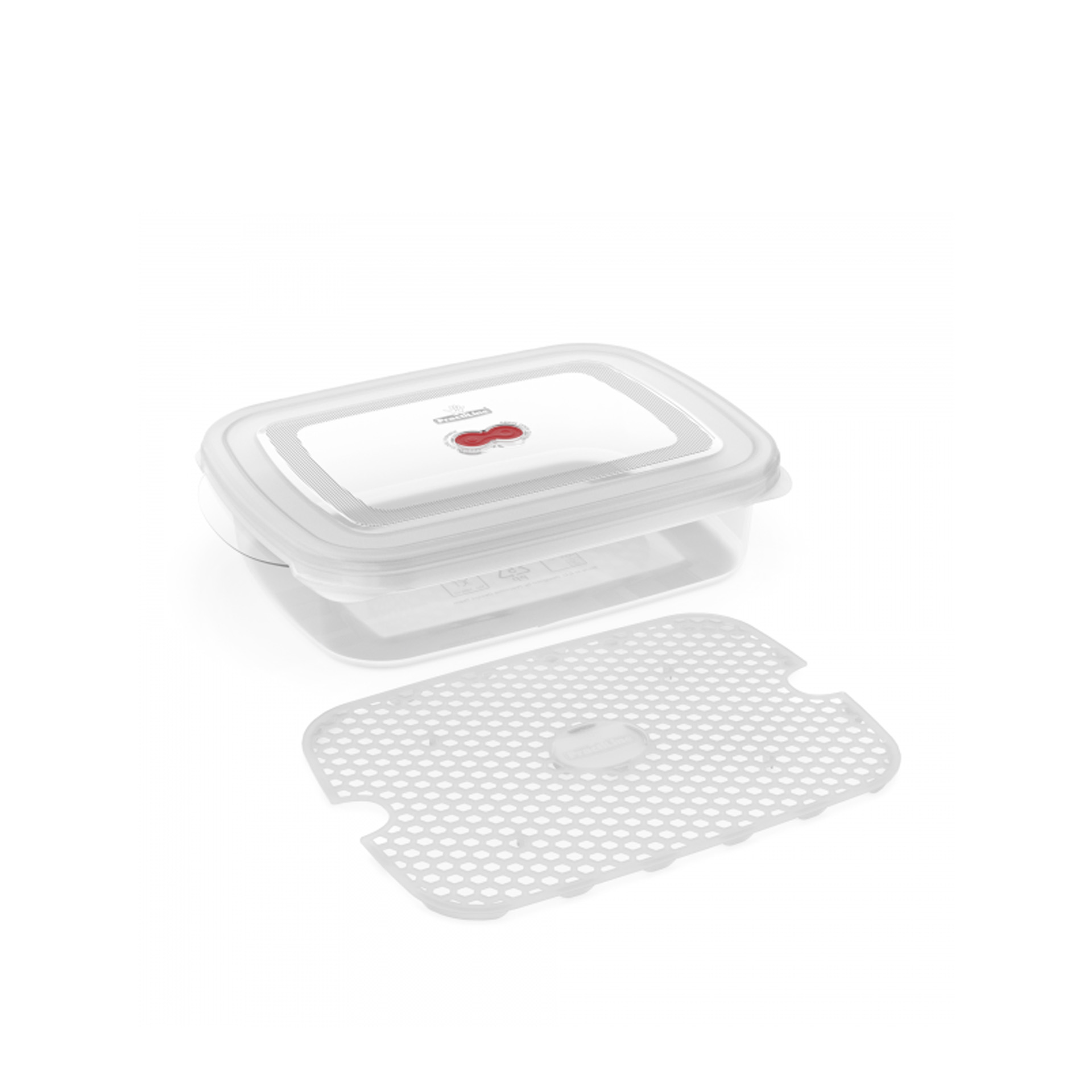 Caixa Hermética Practiline Maxifresh com Grelha 3500ml 22.5X32.5X7.5cm