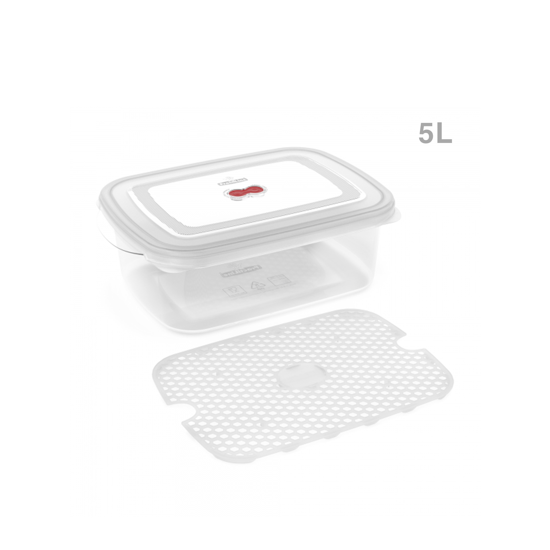 Caixa Hermética Practiline Maxifresh com Grelha