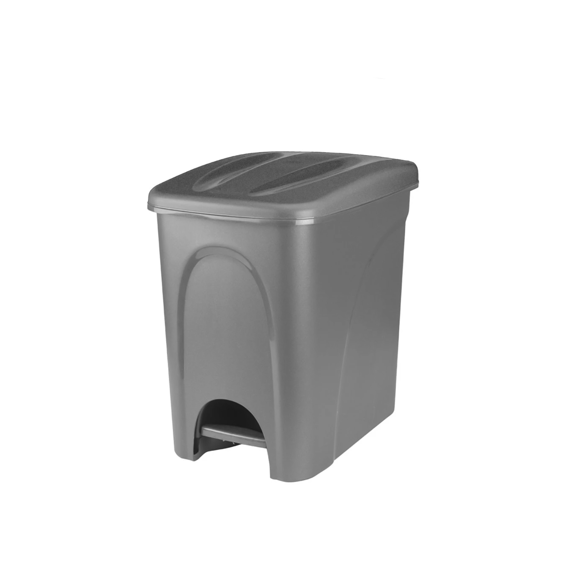 Balde Lixo com Pedal Antracite 25L 42X27.5X41cm