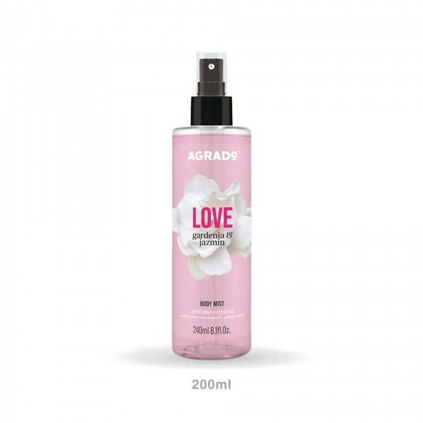 Perfume Corporal Agrado Love Gardénia & Jasmim 200ml Perfume Corporal Agrado Love Gardénia & Jasmim 200ml