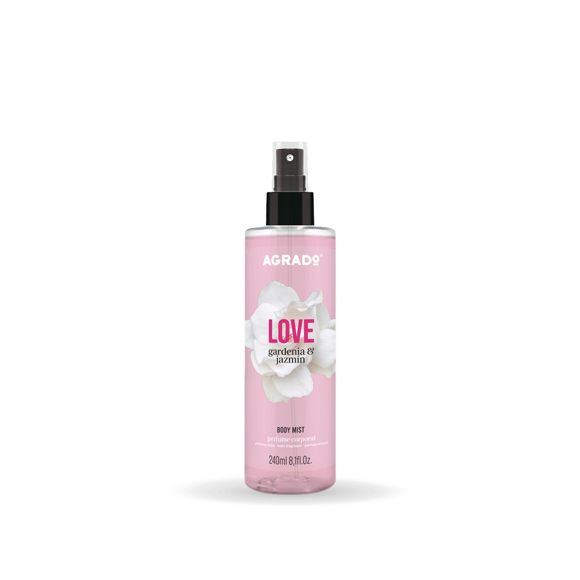 Perfume Corporal Agrado Love Gardénia & Jasmim 200ml