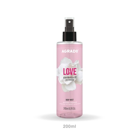 Perfume Corporal Agrado Love Gardénia & Jasmim 200ml - Image product