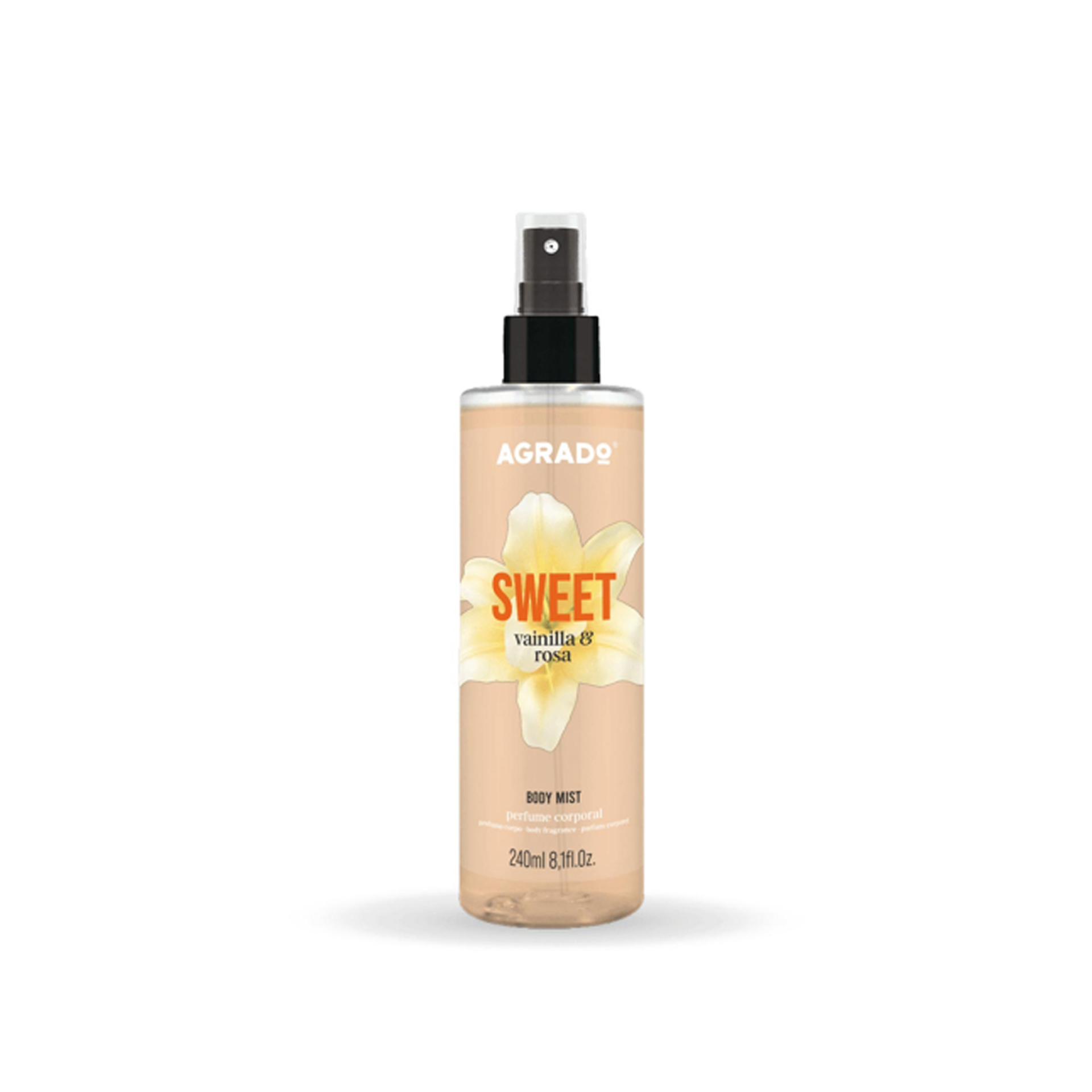 Perfume Corporal Agrado Sweet Baunilha & Rosa 200ml