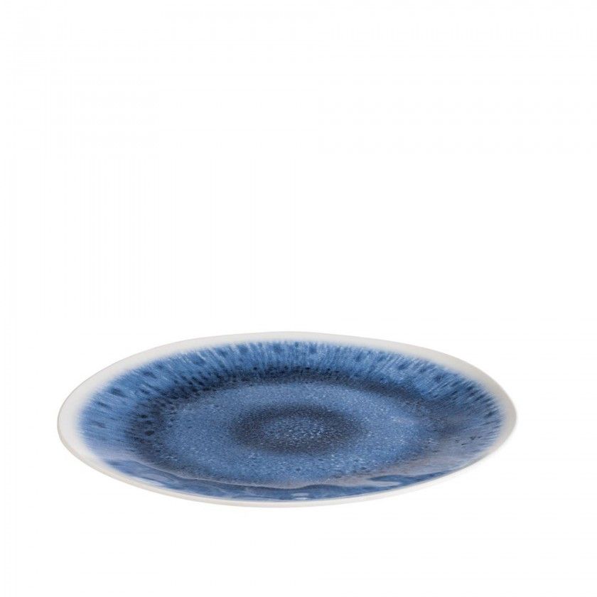 Bandeja Melamina Blue Ocean Oval 48X35.5X3cm