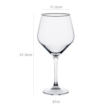 Copo Gin Gala 67cl 11.2X21.5cm Pack 6