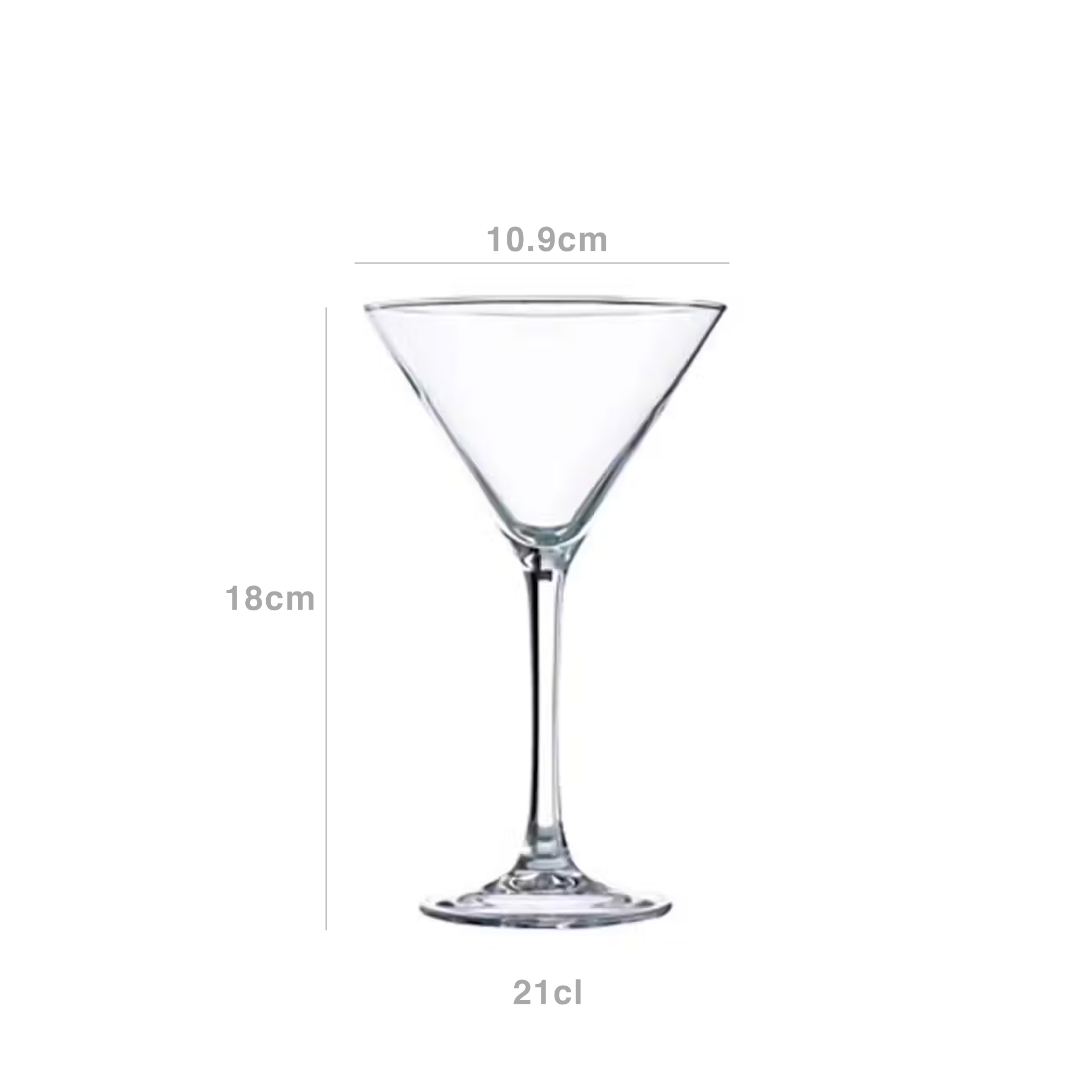 Copo Cocktail Vicrila 21cl 10.9X18cm Pack 6