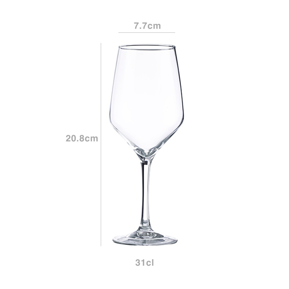 Copo com Pé Mencia Redondo 31cl 7.7X20.8cm Pack 6