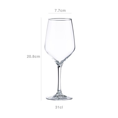 Copo com Pé Mencia Redondo 31cl 7.7X20.8cm Pack 6