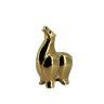 Escultura Cavalo Dourado 19X7X25.5cm