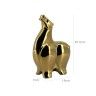 Escultura Cavalo Dourado 19X7X25.5cm