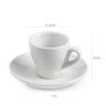 Chvena Caf Cnica Porcelana 7cl 6.4X6cm