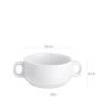 Chvena Almoadeira Porcelana com Asas 300ml 10X6cm