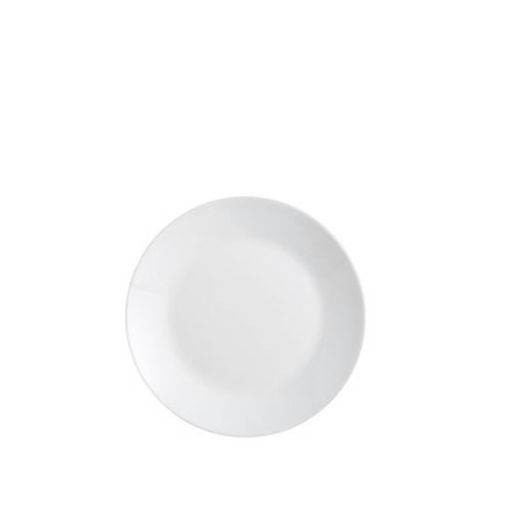 Prato Vidro Opaco Sobremesa Branco