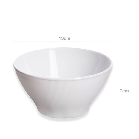Tigela Vidro Opaco Ebro Branco 13X7cm - Image product
