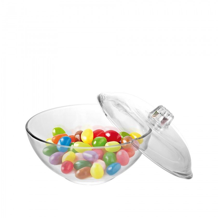 Bomboneira Vidro Huntsville Redonda 800ml 16.3X11.5cm Bomboneira Vidro Huntsville Redonda 800ml 16.3X11.5cm