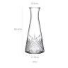 Decanter Vidro Timeless 940ml 6.5X11.8X26.4cm Decanter Vidro Timeless 940ml 6.5X11.8X26.4cm