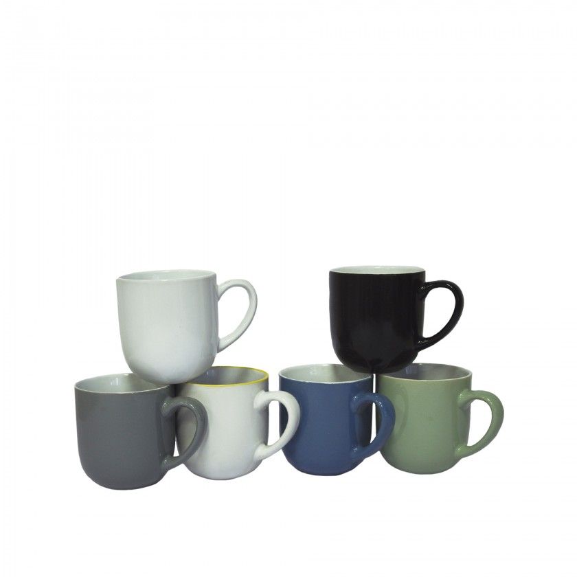Caneca Cerâmica Redonda 370ml 9X9.5cm Caneca Cerâmica Redonda 370ml 9X9.5cm