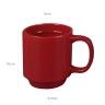 Caneca Cermica Redonda 370ml 9X10cm