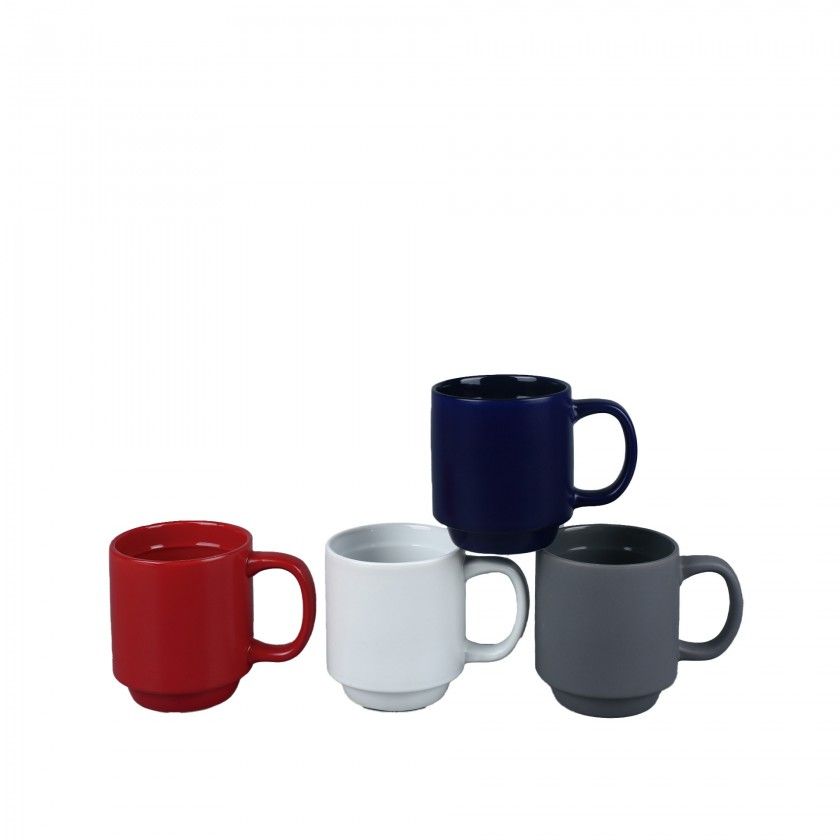 Caneca Cerâmica Redonda 370ml 9X10cm Caneca Cerâmica Redonda 370ml 9X10cm