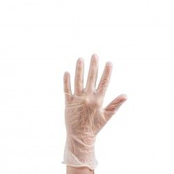 Luvas Vinil Transparente Pack 10