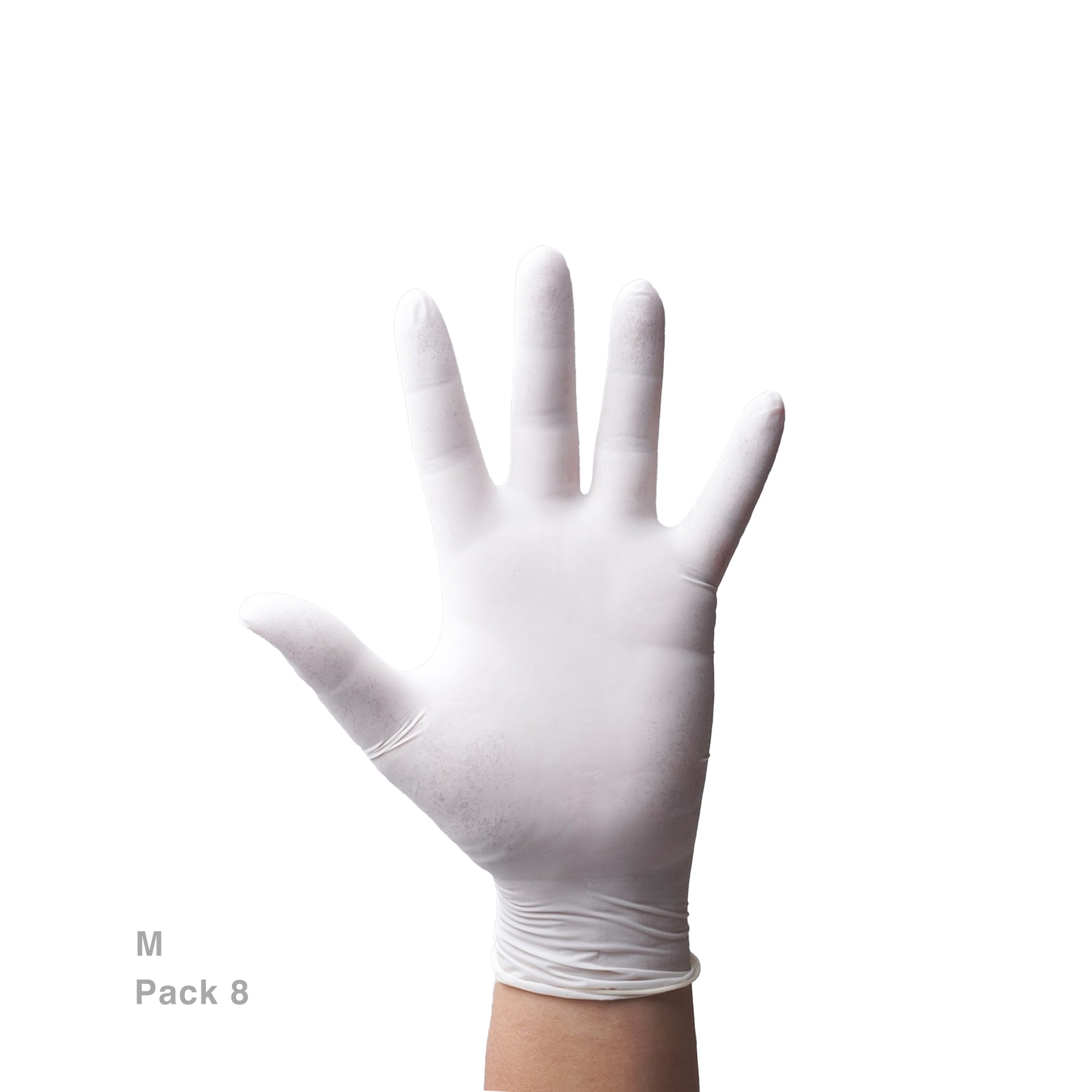 Luvas Latex com Pó Pack 8