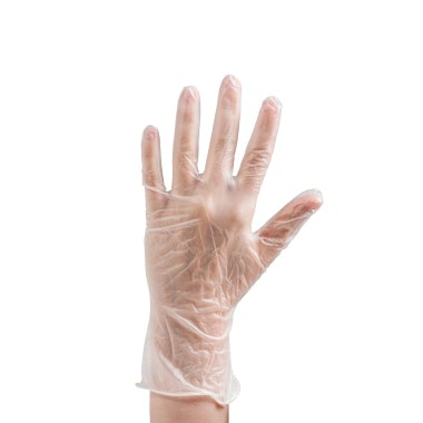 Luvas Vinil Transparente Tamanho L Pack 100