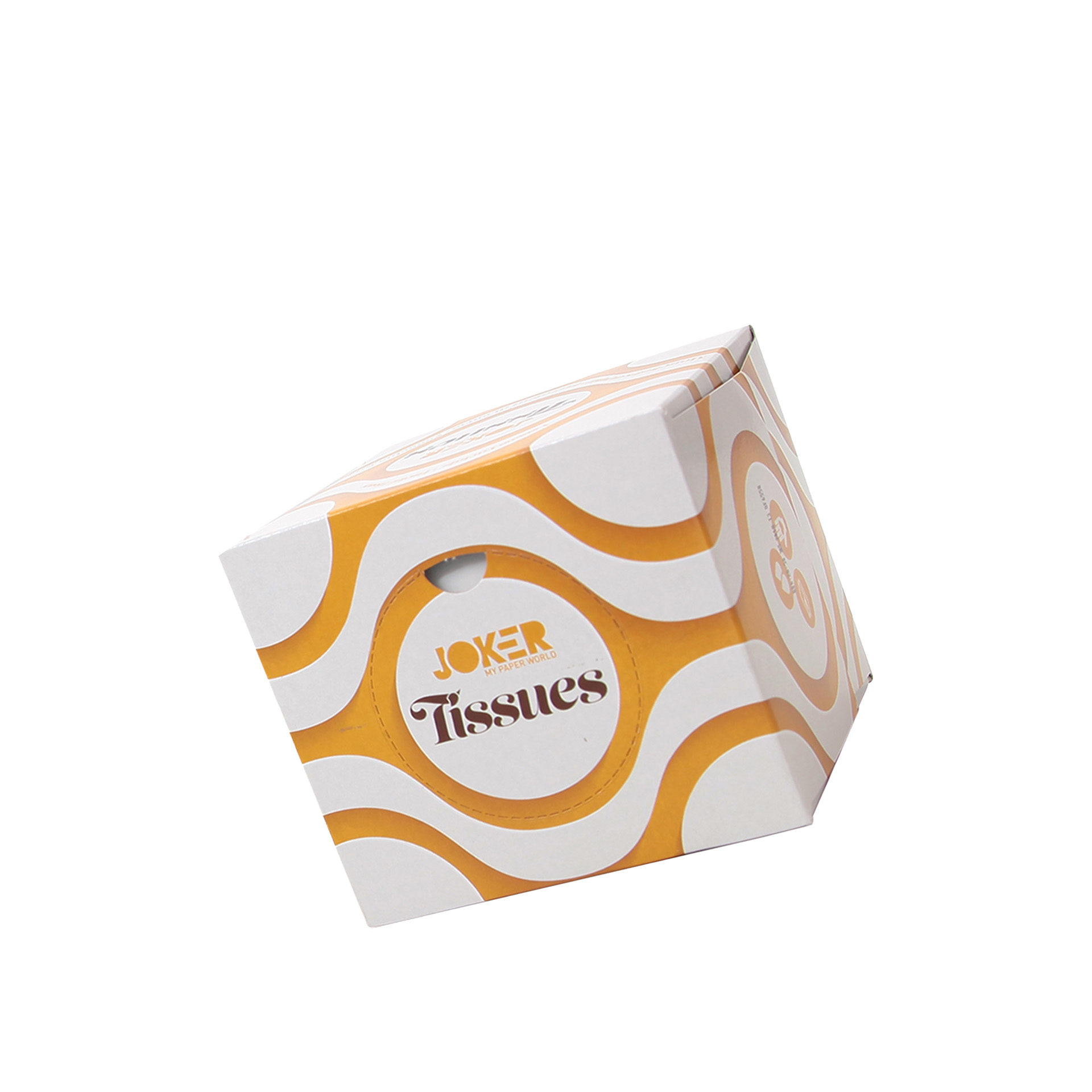 Lenços Faciais Joker Cubo 2 Folhas 20X20cm Pack 80