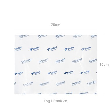 Papel Seda Sadipal 18gr 50X75cm Pack 26