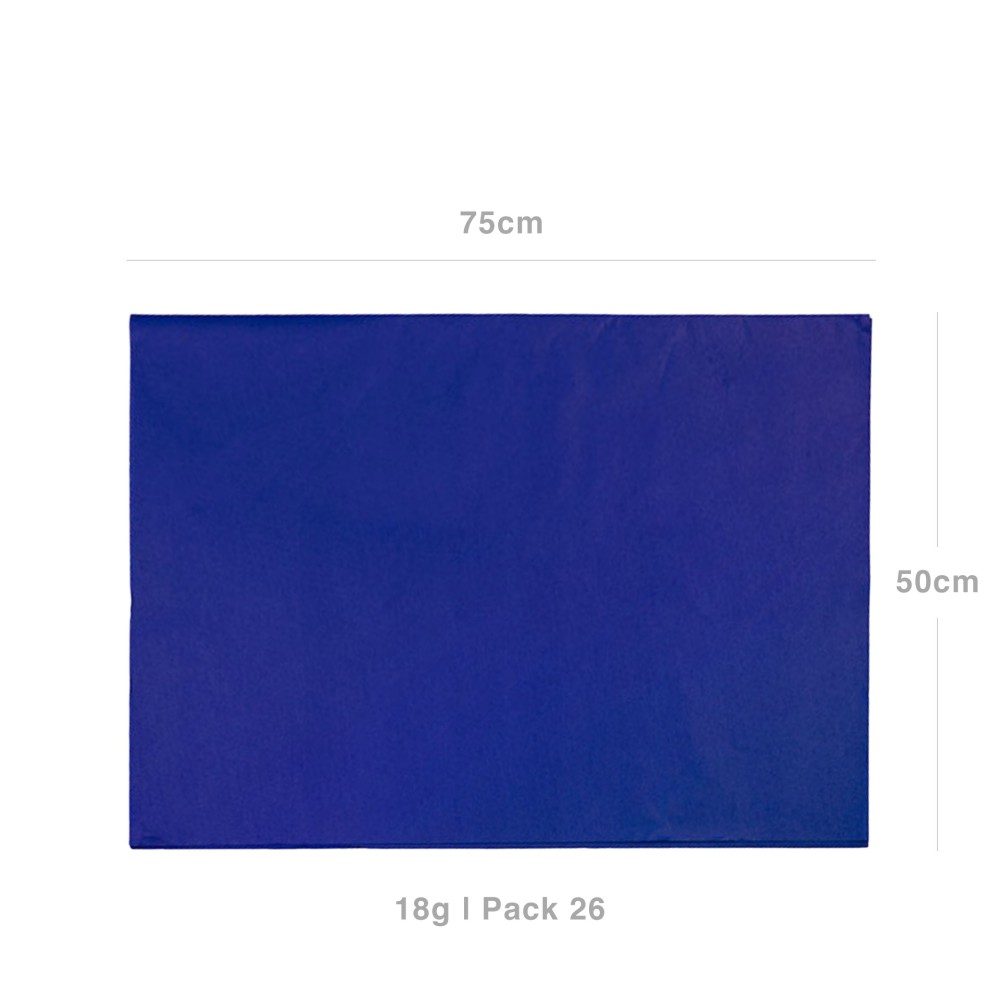 Papel Seda Sadipal 18gr 50X75cm Pack 26