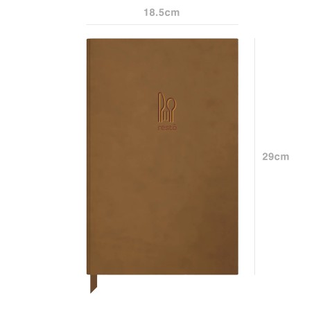 Agenda Ambar Restaurante 18.5X29cm - Image product