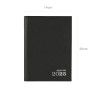 Agenda Diria 2025 Ambar Bsica Preto 14X20cm