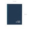 Agenda Diria 2025 Ambar Clssica Azul 14.7X21cm