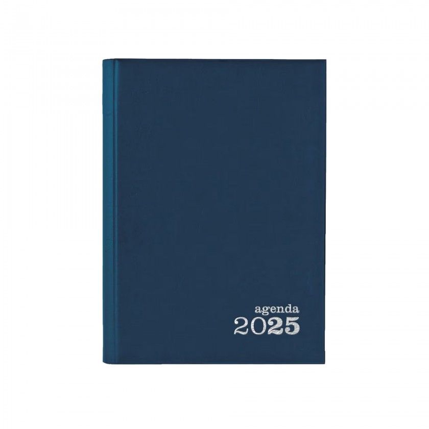 Agenda Diria 2025 Ambar Clssica Azul 14.7X21cm