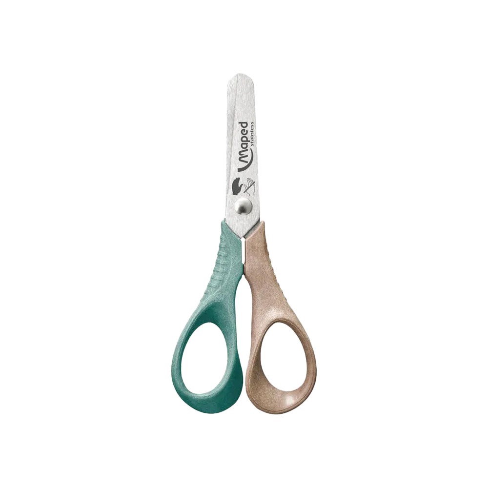 Tesoura Wood Maped Esquerdino 12cm