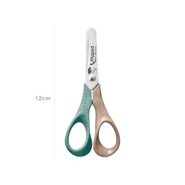 Tesoura Wood Maped Esquerdino 12cm