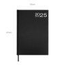 Agenda Semanal 2025 Orion Preto 20X27cm