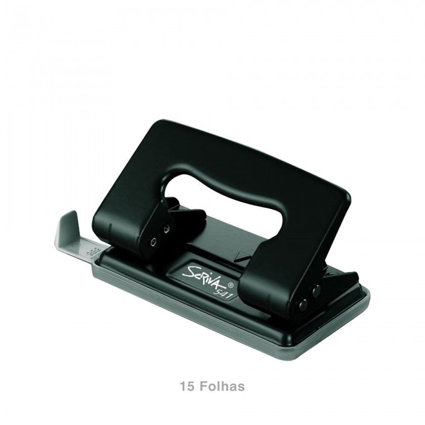 Furador Scriva 15 Folhas Preto Furador Scriva 15 Folhas Preto