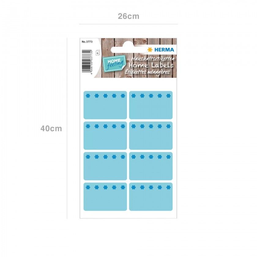 Rótulo Herma para Frio Azul 26X40cm Rótulo Herma para Frio Azul 26X40cm