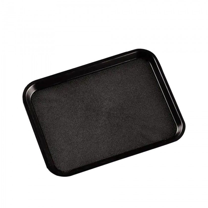 Tabuleiro Self-Service Polipropileno Preto 35X27X2cm