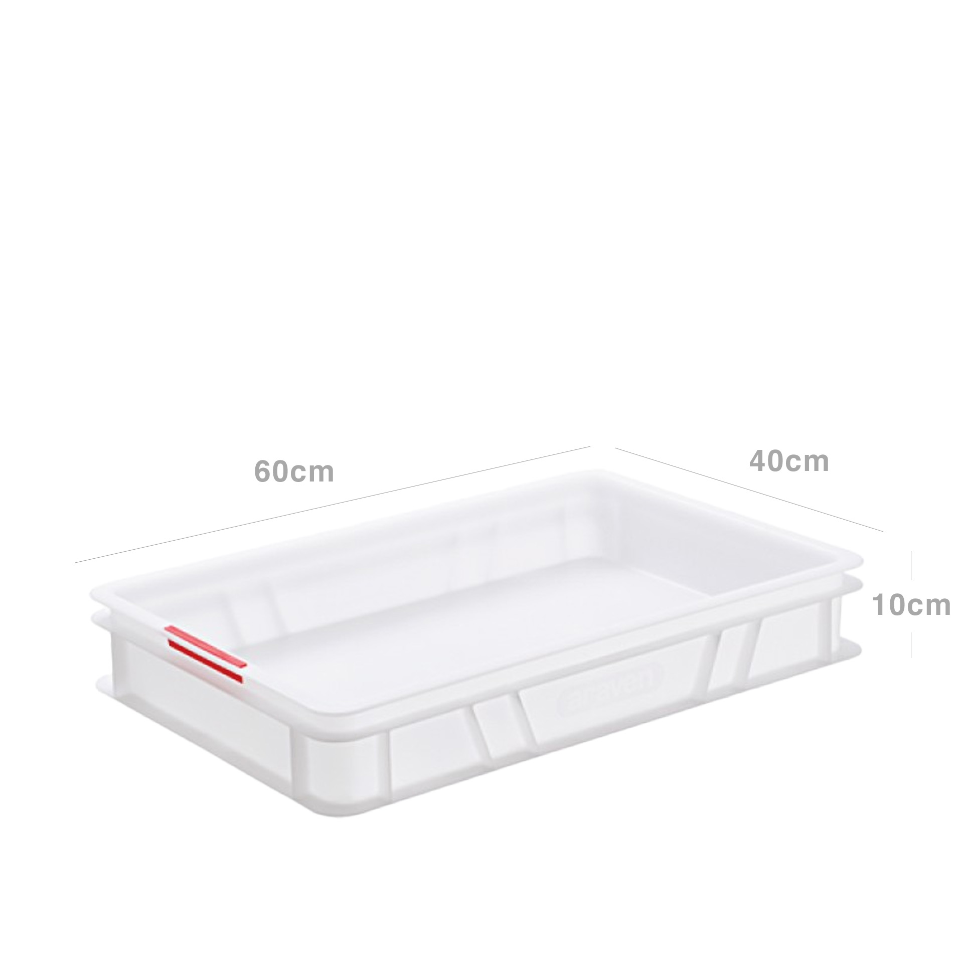 Caixa Fermentação Massa Pizza 60X40X10cm