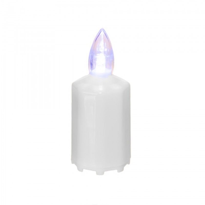 Círio Elétrico Led Branco 4.5X11cm Círio Elétrico Led Branco 4.5X11cm