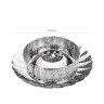 Grelha Cozinhar Vapor Lacor Redonda 24cm Grelha Cozinhar Vapor Lacor Redonda 24cm