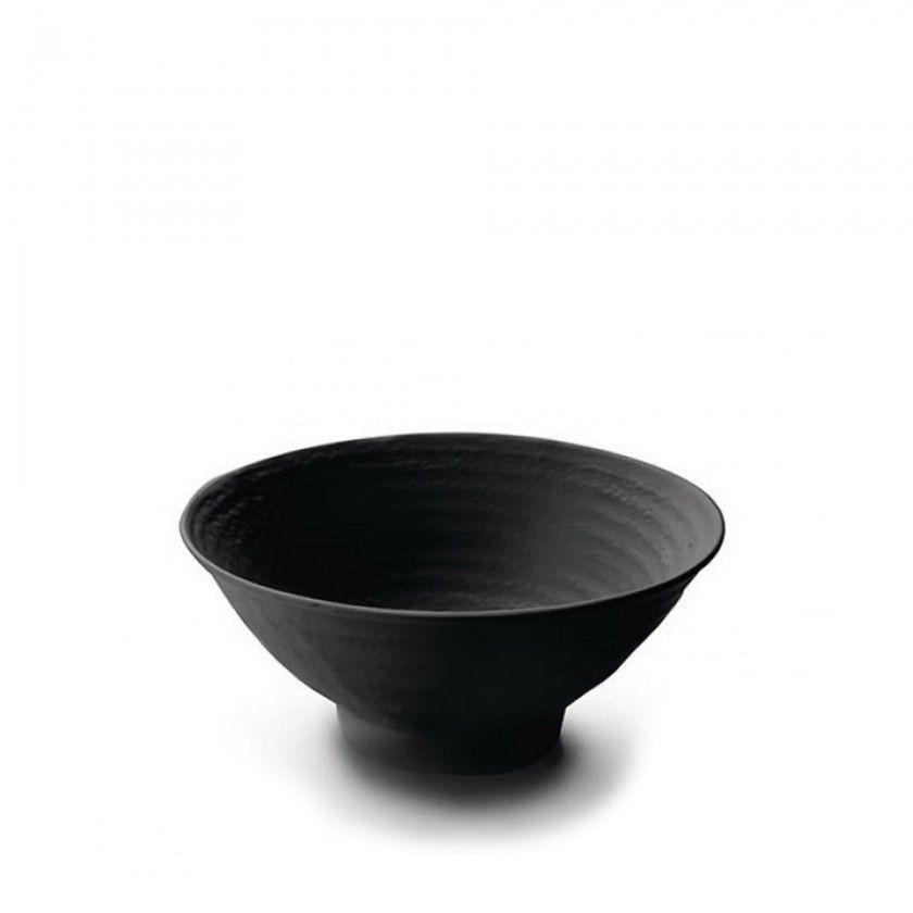 Tigela Melamina Lacor White & Black Cnica Preto 17X7cm